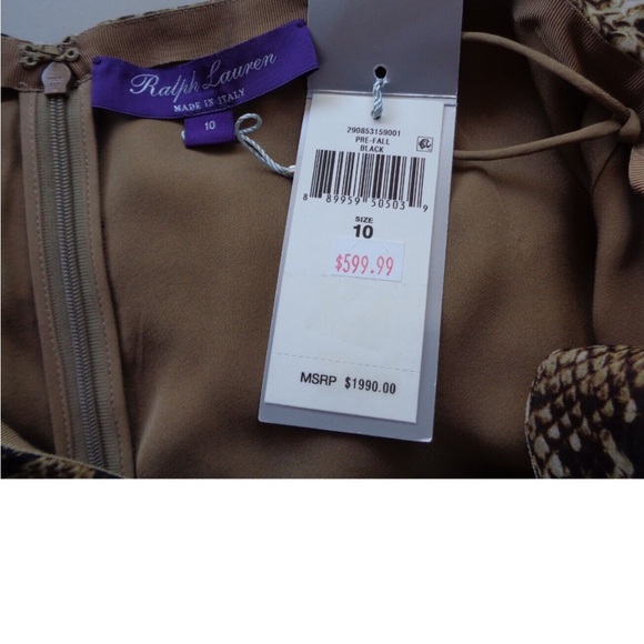 Ralph Lauren The purple Label  Saunders Python Print Palazzo Pants - Picture 11 of 13